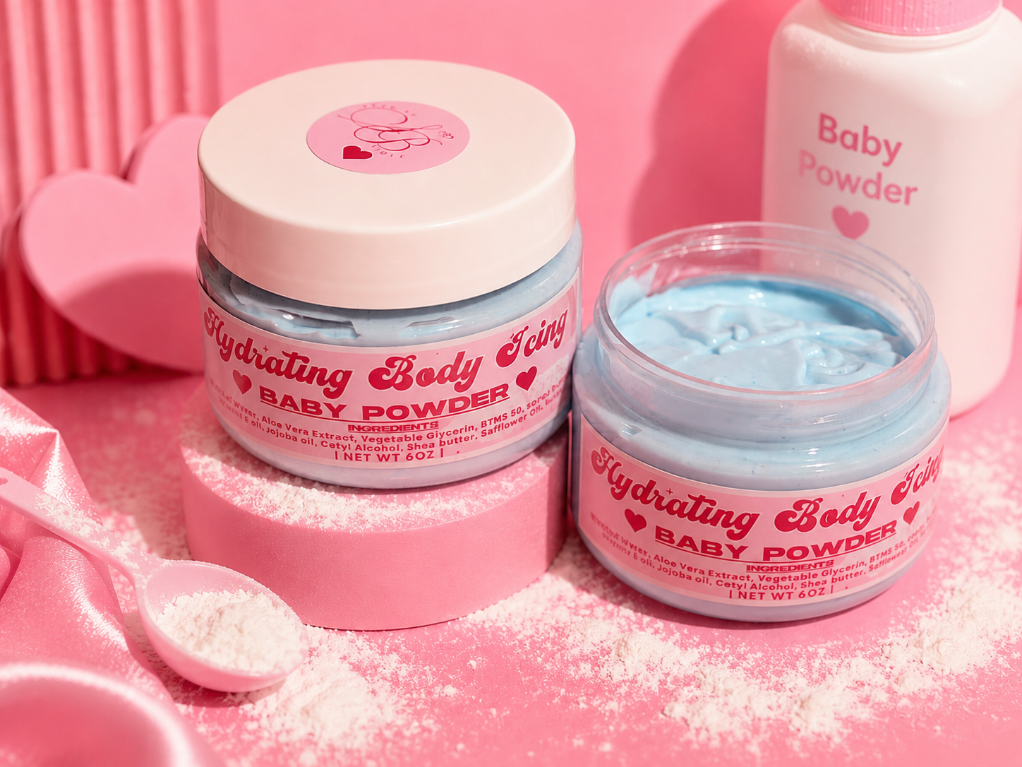 Baby Powder hydrating Body Icing